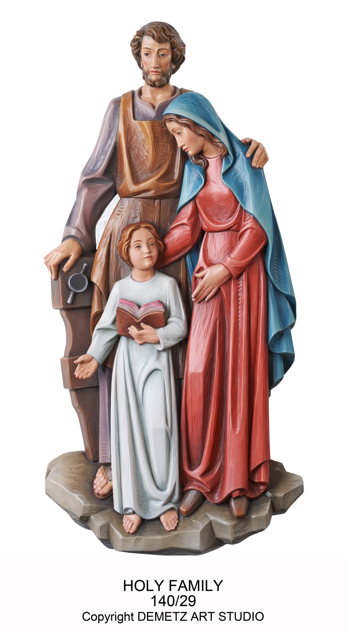 Demetz - Holy Family 3/4 Relief for Wall Hanging 140/29