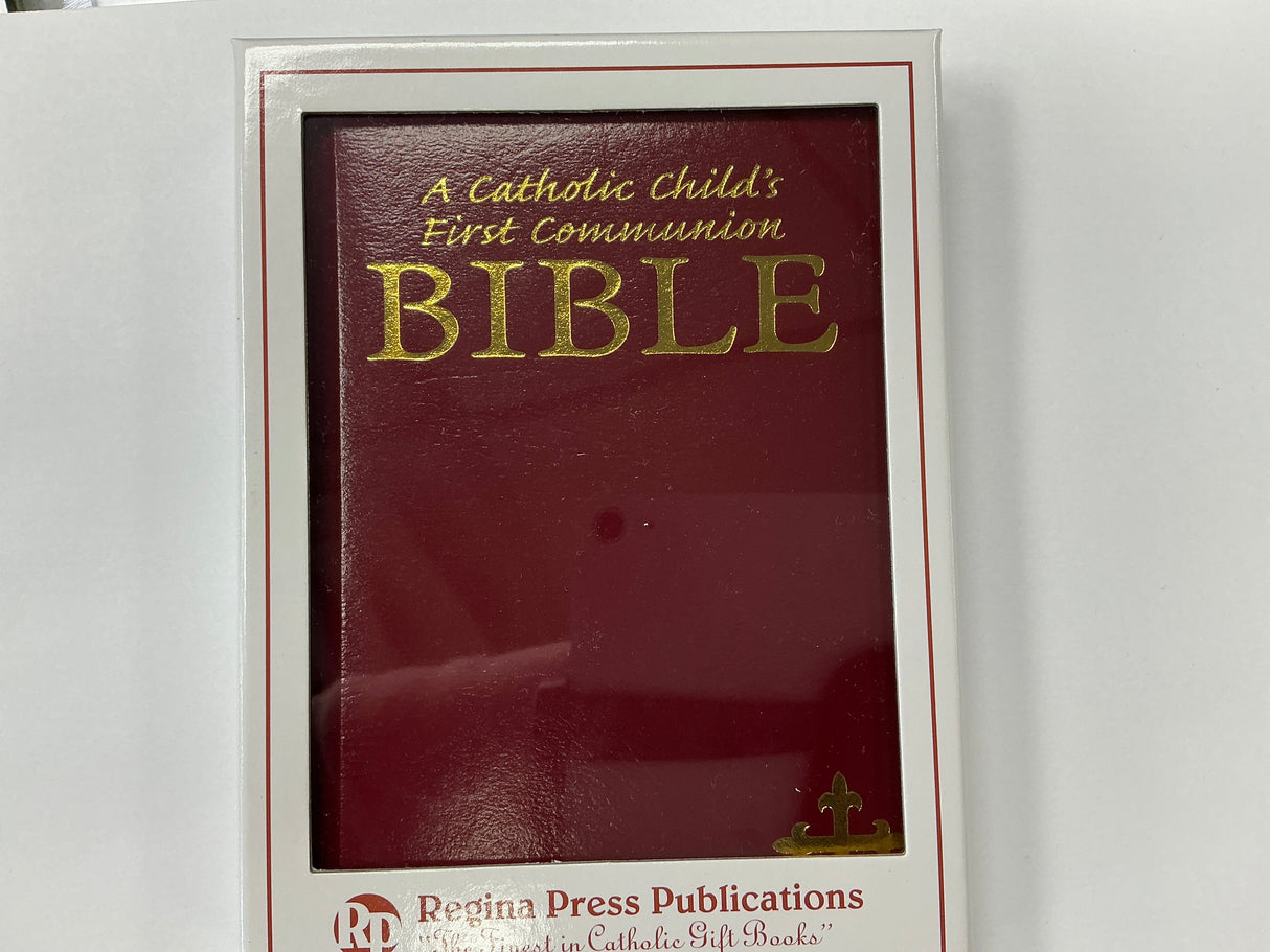 A Catholic Child’s First Communion Bible