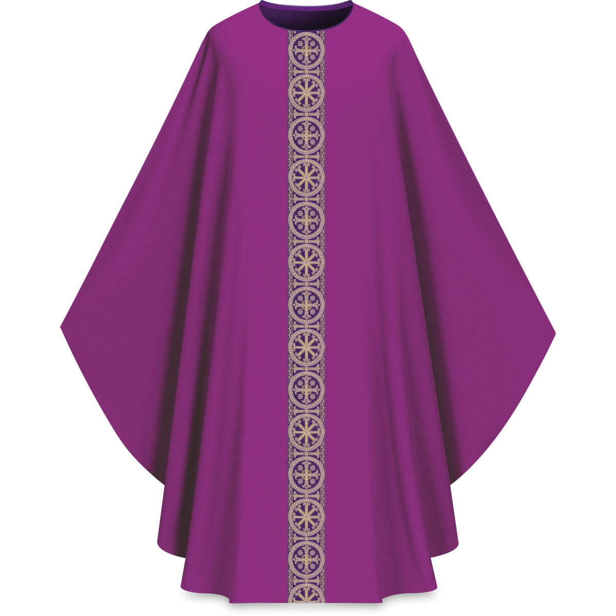 Slabbinck - ASSISI Chasuble with woven Orphrey