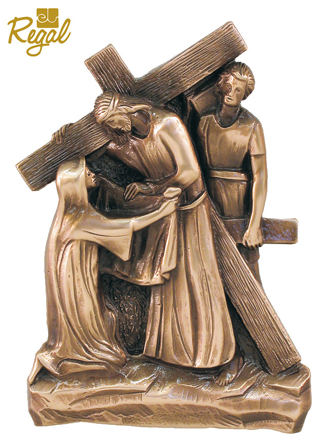 The Stations of the Cross in Bas Relief – Set of 14