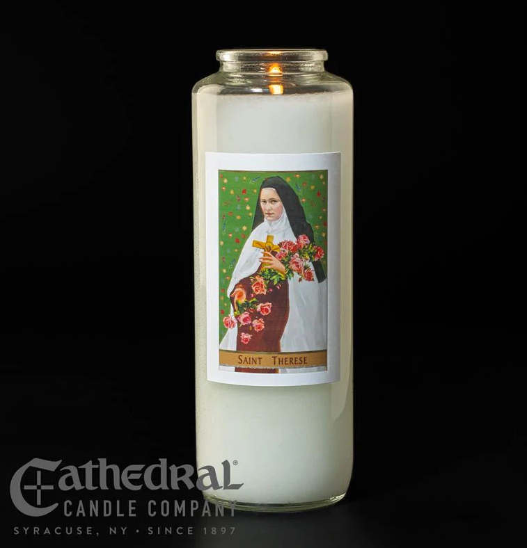 St. Therese Candle - Sacred Image Collection