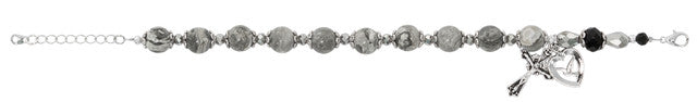 Picasso Stone Rosary Bracelet - BR369