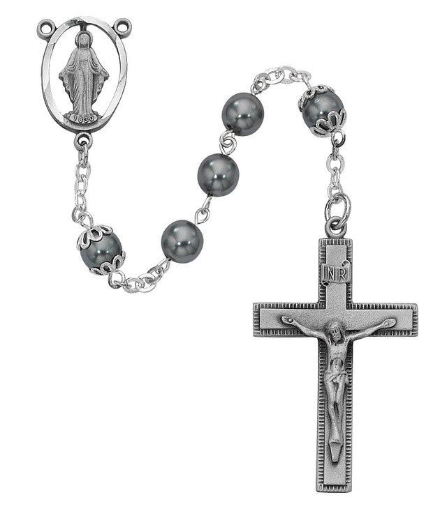 Imitation Hematite Rosary | 603DF