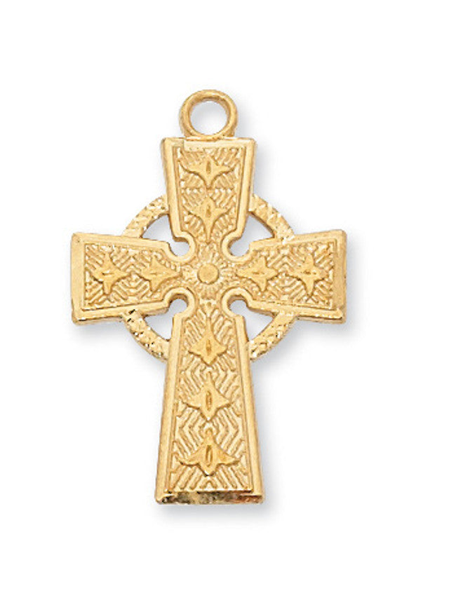 G/SS CELTIC CROSS 18CH&BX" - J8083