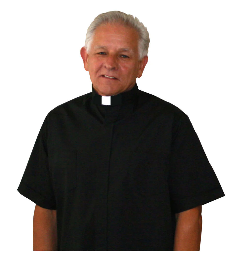 Black Tab Collar Shirt