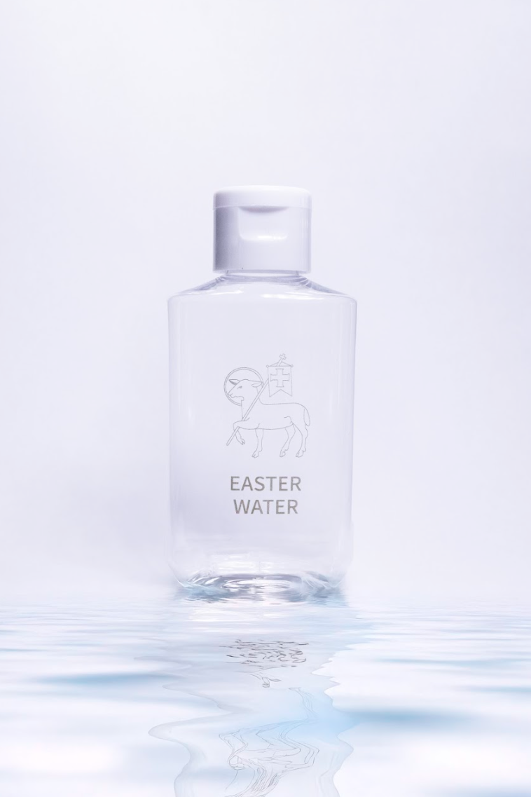 Easter Holy Water Bottle or Holy Water Bottle for Mass, Ideal for Blessings and Church Use
