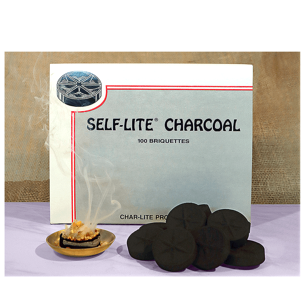 Self Lighting Charcoal for Thurible Incense Use
