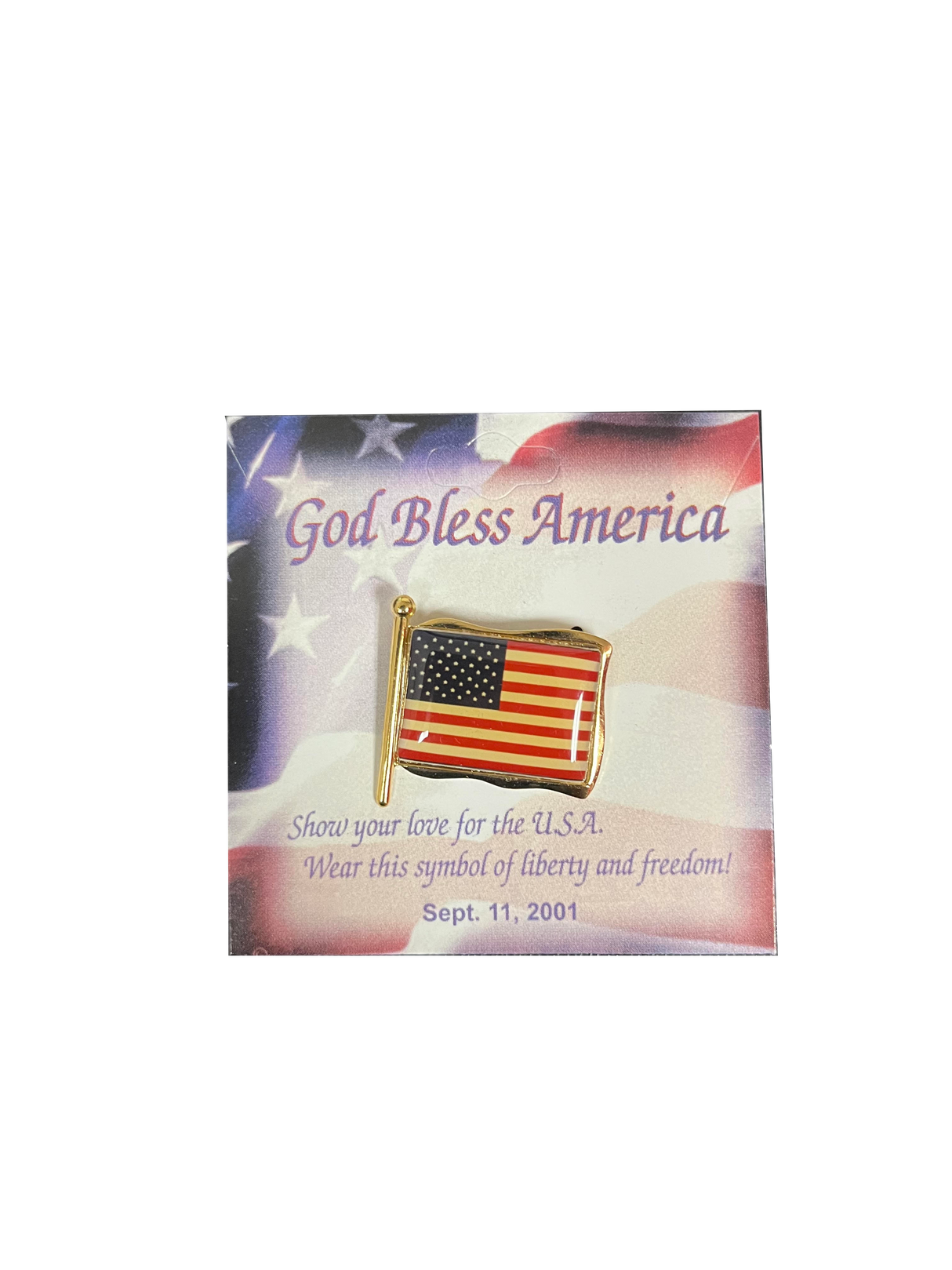God Bless America Pin - #34404