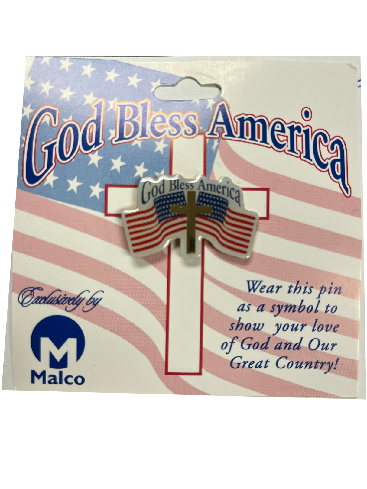 God Bless America Pin - #34410
