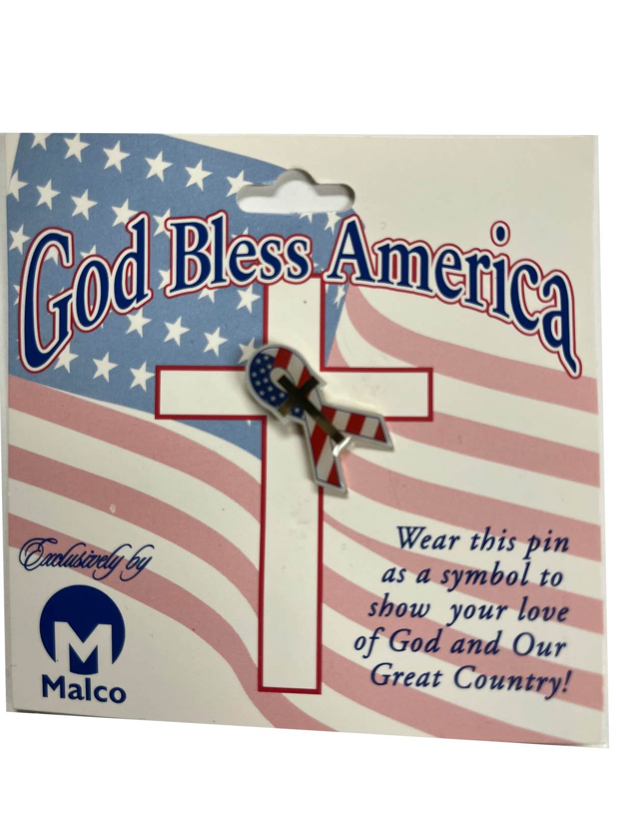 God Bless America Pin - #34412