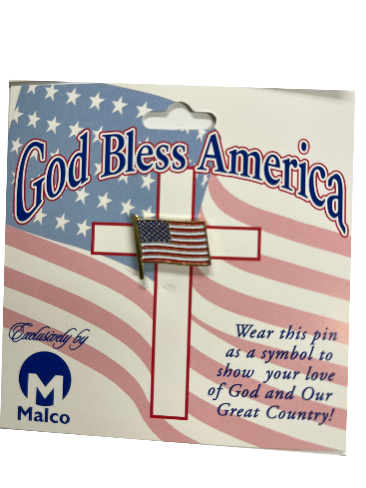 God Bless America Pin - #34411