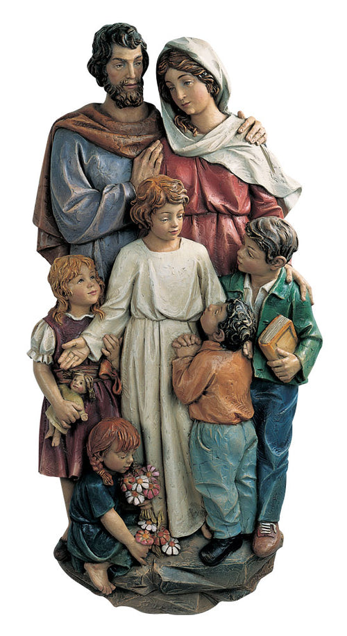 Demetz - Holy Family w/ Children - 3/4 Relief | 140/13
