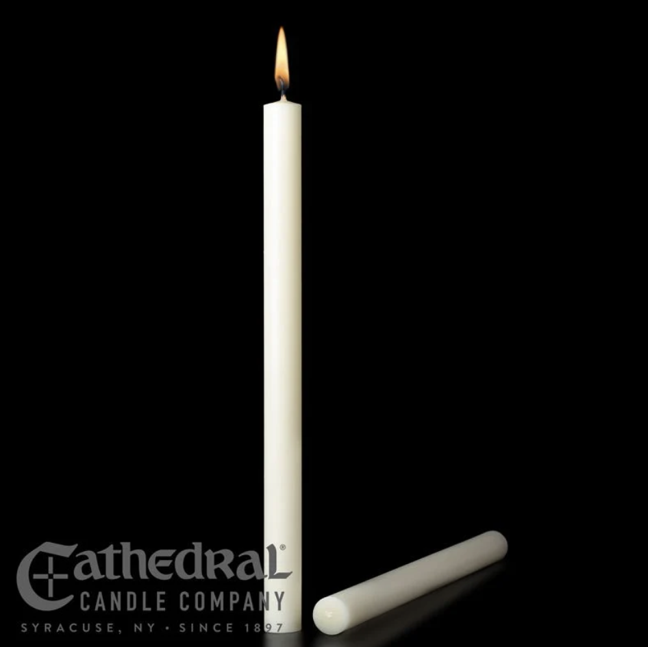 Altar Candles - Special 3's - 1-1/8x10-1/2 | 51% Beeswax