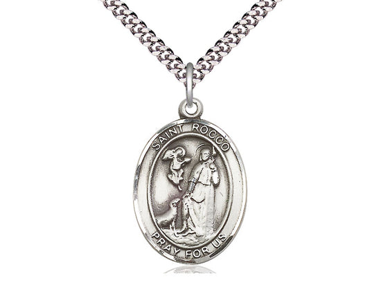 St Rocco Oval Patron Series - Bliss - Chiarelli's Religious Goods & Church Supply