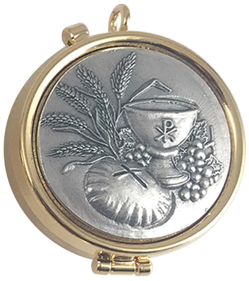 Pyx - Wheat and Bread Design - K91 - Koleys - Chiarelli's Religious Goods & Church Supply