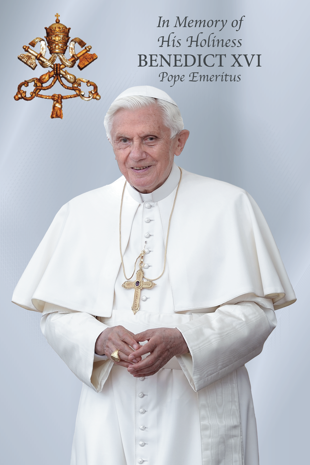Tarjetas de oración del Papa Benedicto