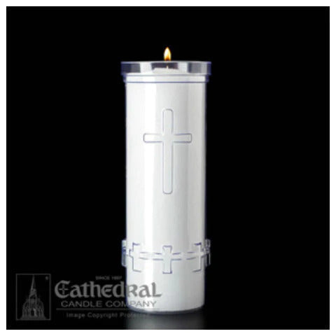Divine Presence - 7 Day Platic Sanctuary Light - Chiarelli's Religious Goods & Church Supply - Chiarelli's Religious Goods & Church Supply