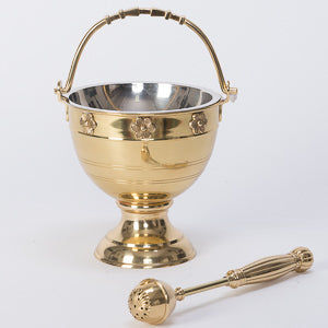 Holy Water Bucket w/ Sprinkler - H-266 | Adrian Hamers