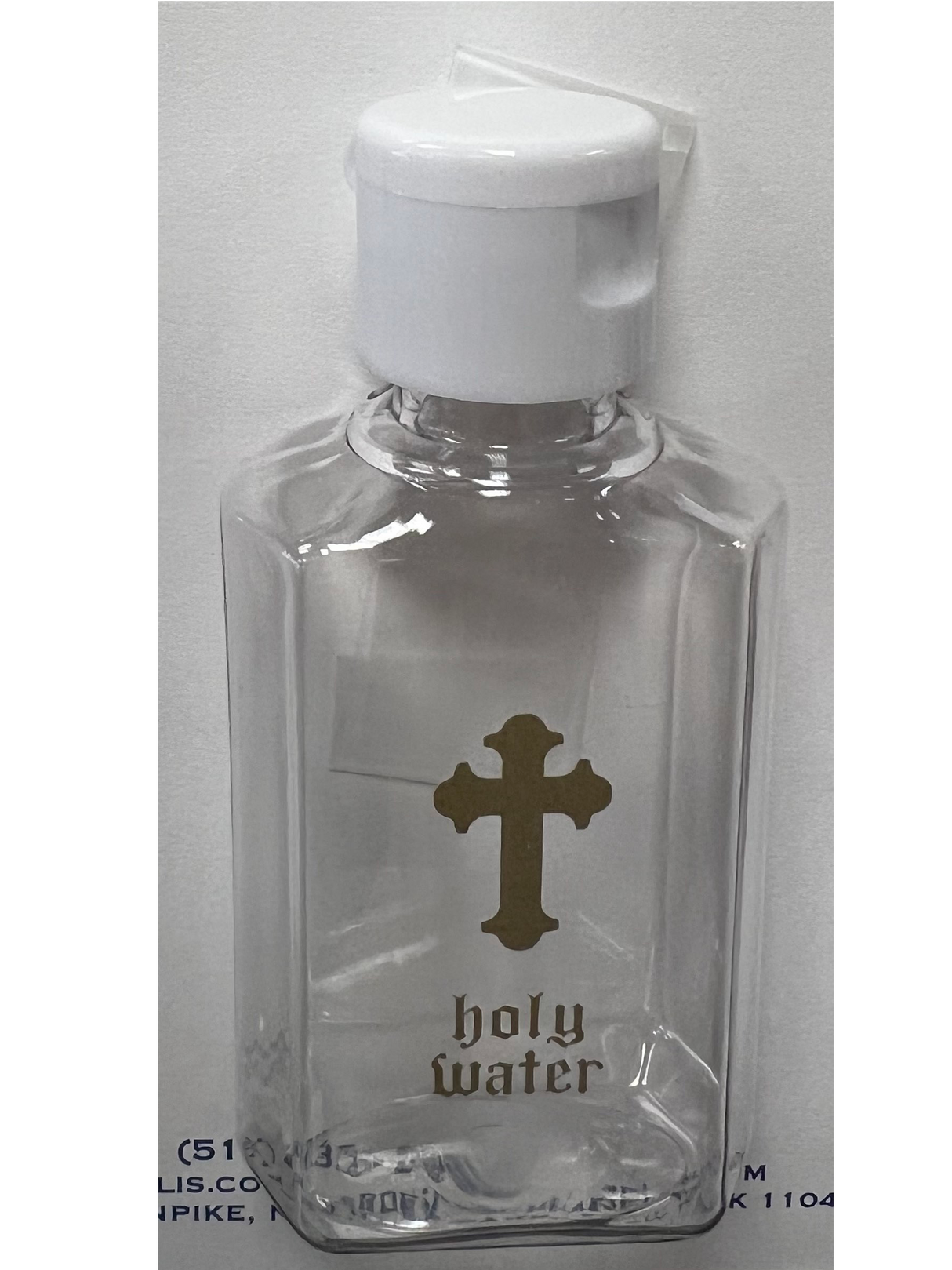 Holy Water Bottle Plastic for Churches and Mass