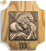 Christ Cathedral Stations of the Cross on Oak Panels – Set of 14