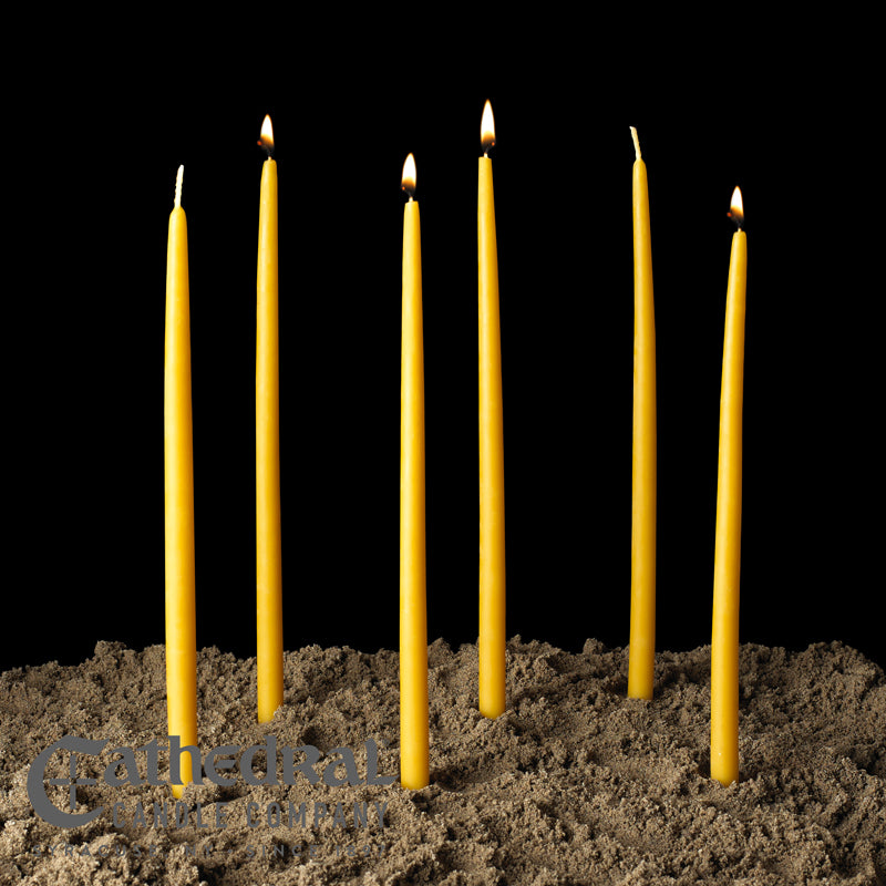 100% Beeswax Devotional Candles | Catholic Orthodox Tapers