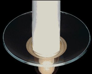 Glass Bobeches - 1" & 1-1/4" Hole