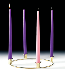 Advent Tapers for the Home | 12" Tapers 4 Pc Set
