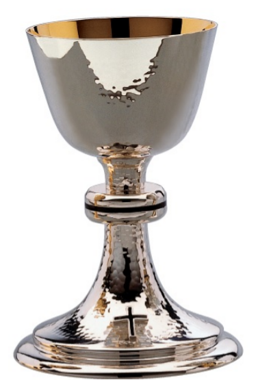 Molina - Traditional Hammered Chalice & Dish Paten  | 2652