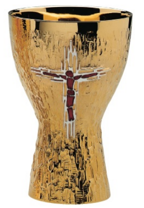 Molina -  Styled Corpus Chalice & Bowl Paten | 2960