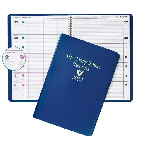 Daily Mass Record Book for 2027