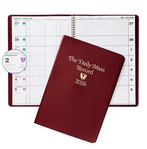 The Daily Mass Record Book |  2025 & 2026