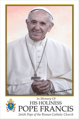 Pope Francis Prayer Cards