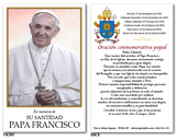 Pope Francis Prayer Cards