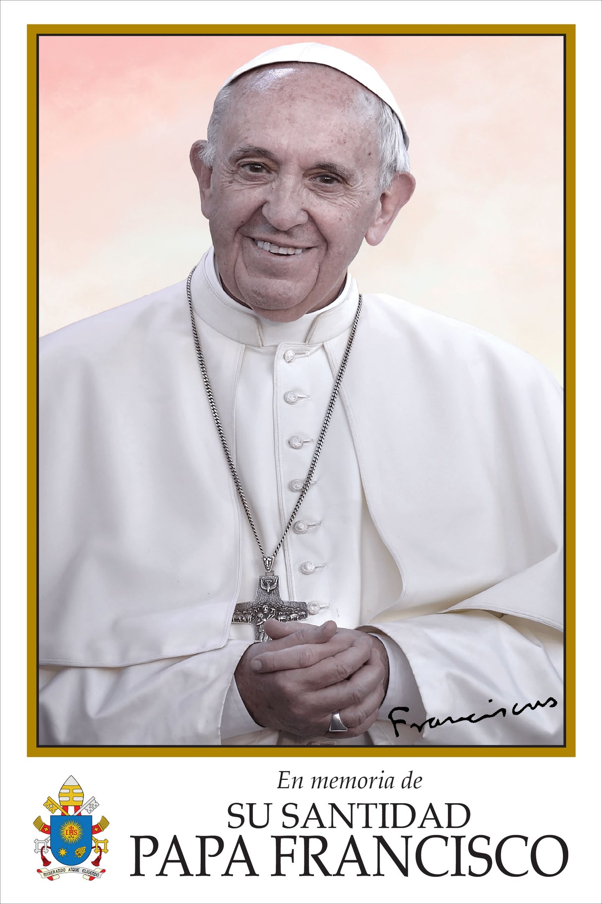 Pope Francis Prayer Cards