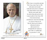 Pope Leo XIV Prayer Cards