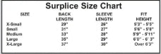 Alpha Omega Lace Surplice - 4292