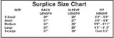 Alpha Omega Lace Surplice - 4292