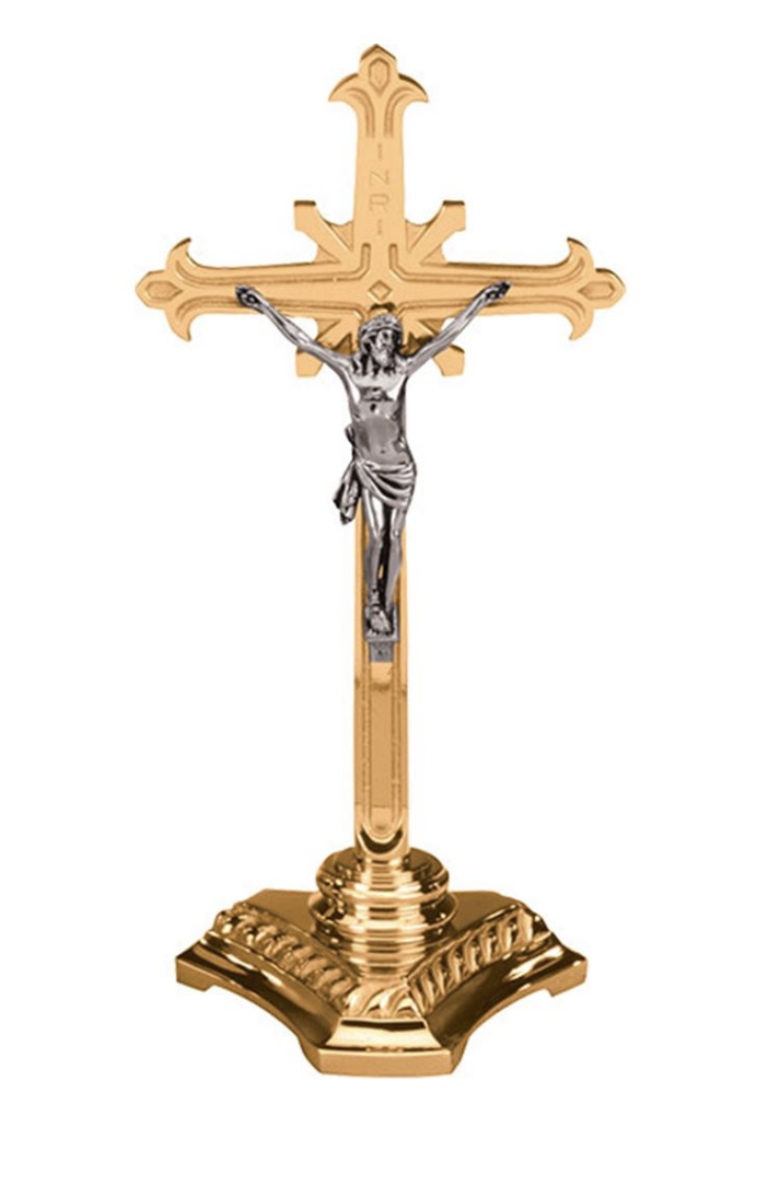 499-133 BRONZE ALTAR CRUCIFIX
