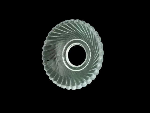 Glass Bobeches - 1" & 1-1/4" Hole