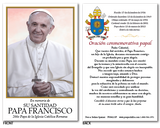 Pope Francis Memorial Cards