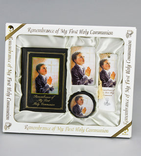 Marian Children's Mass Book KATHY FINCHER BLESSINGS DELUXE FIRST COMMUNION SET BOY - Malco - Chiarelli's Religious Goods & Church Supply