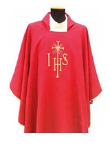 Embroidered Chasuble - Primavera Fabric - SLV220 - Solivari - Chiarelli's Religious Goods & Church Supply