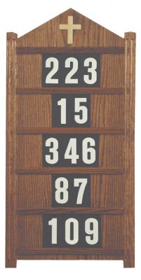 Woerner Industries - Hymn Board | #237B