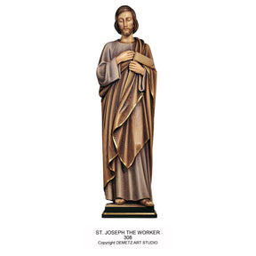 Saint Joseph the Worker Statue - Demetz - Chiarelli's Religious Goods & Church Supply