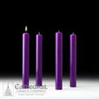 Advent Altar Candles - 4 Candles - Cathedral Candle - Chiarelli's Religious Goods & Church Supply