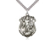 St. Michael the Archangel Shield 5448 - 1 1/4 x 3/4 - Bliss - Chiarelli's Religious Goods & Church Supply