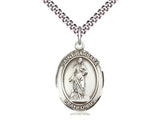 Sterling Silver Saint Barbara Medal - Chiarelli's Religious Goods & Church Supply  - Chiarelli's Religious Goods & Church Supply