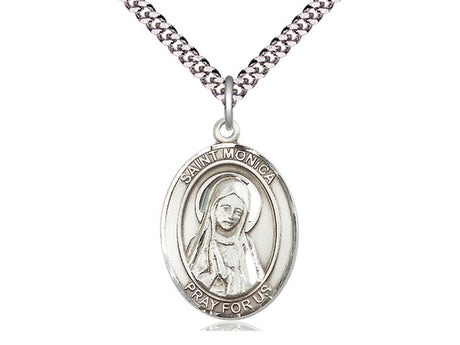 St Monica Oval Patron Series - Bliss - Chiarelli's Religious Goods & Church Supply
