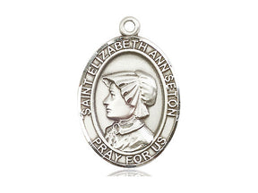 Sterling Silver Saint Elizabeth Ann Seton Medal - Bliss - Chiarelli's Religious Goods & Church Supply
