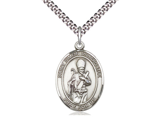 St Simon Oval Patron Series - Bliss - Chiarelli's Religious Goods & Church Supply